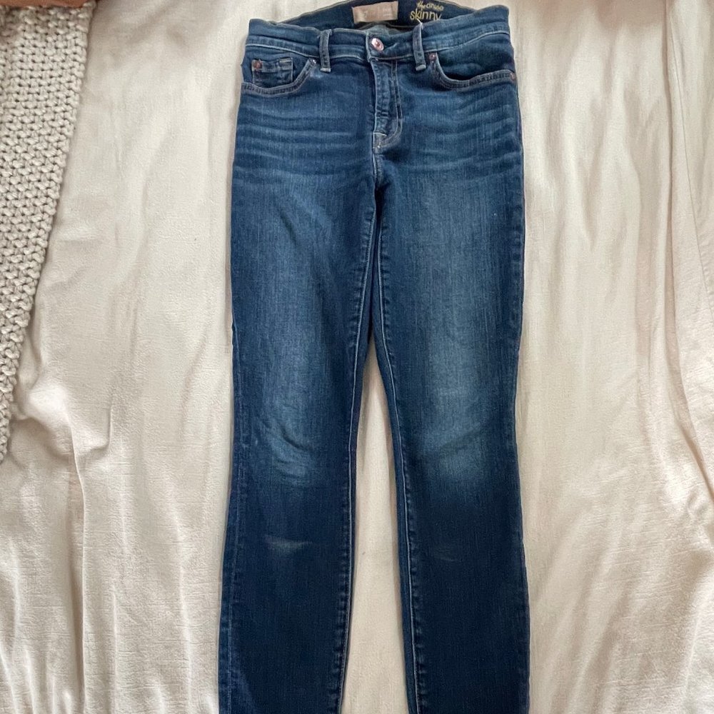 Seven for all Mankind the ankle skinny jeans